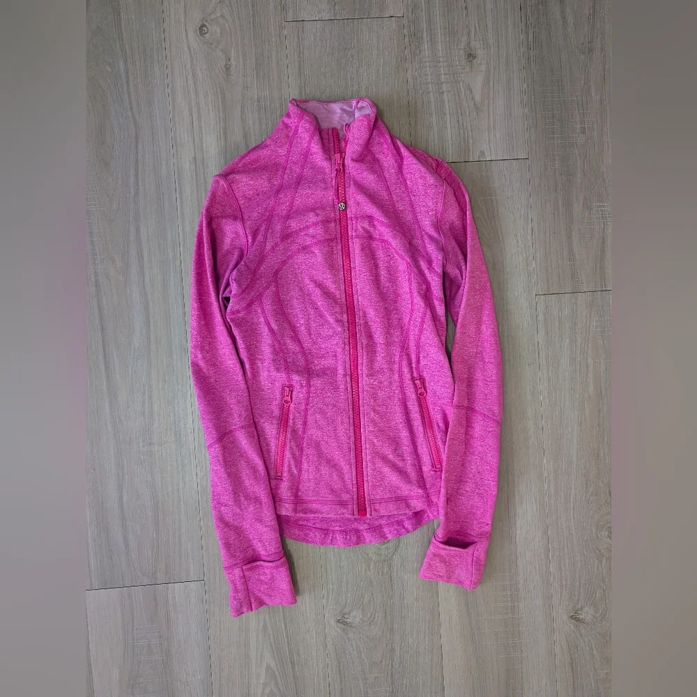 Women's Pink Zip-Up Jacket - Picture 7 of 12
